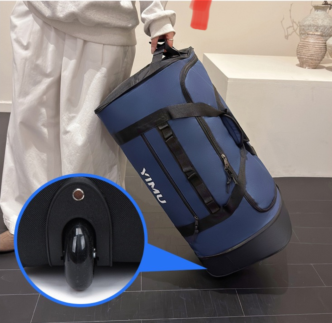 FoldGo 展開後超大容量 內建滾輪拖行特寫